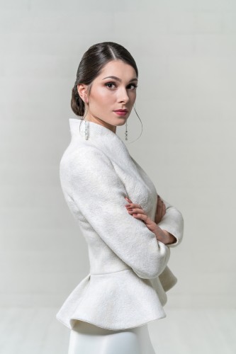 Vestuvinis nuotakos švarkelis - Peplum