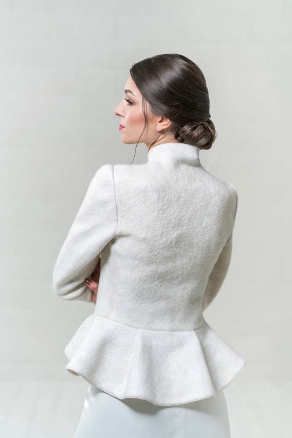 Vestuvinis nuotakos švarkelis - Peplum