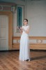 Šilkinė vestuvinė suknelė